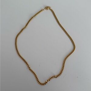 H&M Gold Curb Link Necklace Timeless Accessory